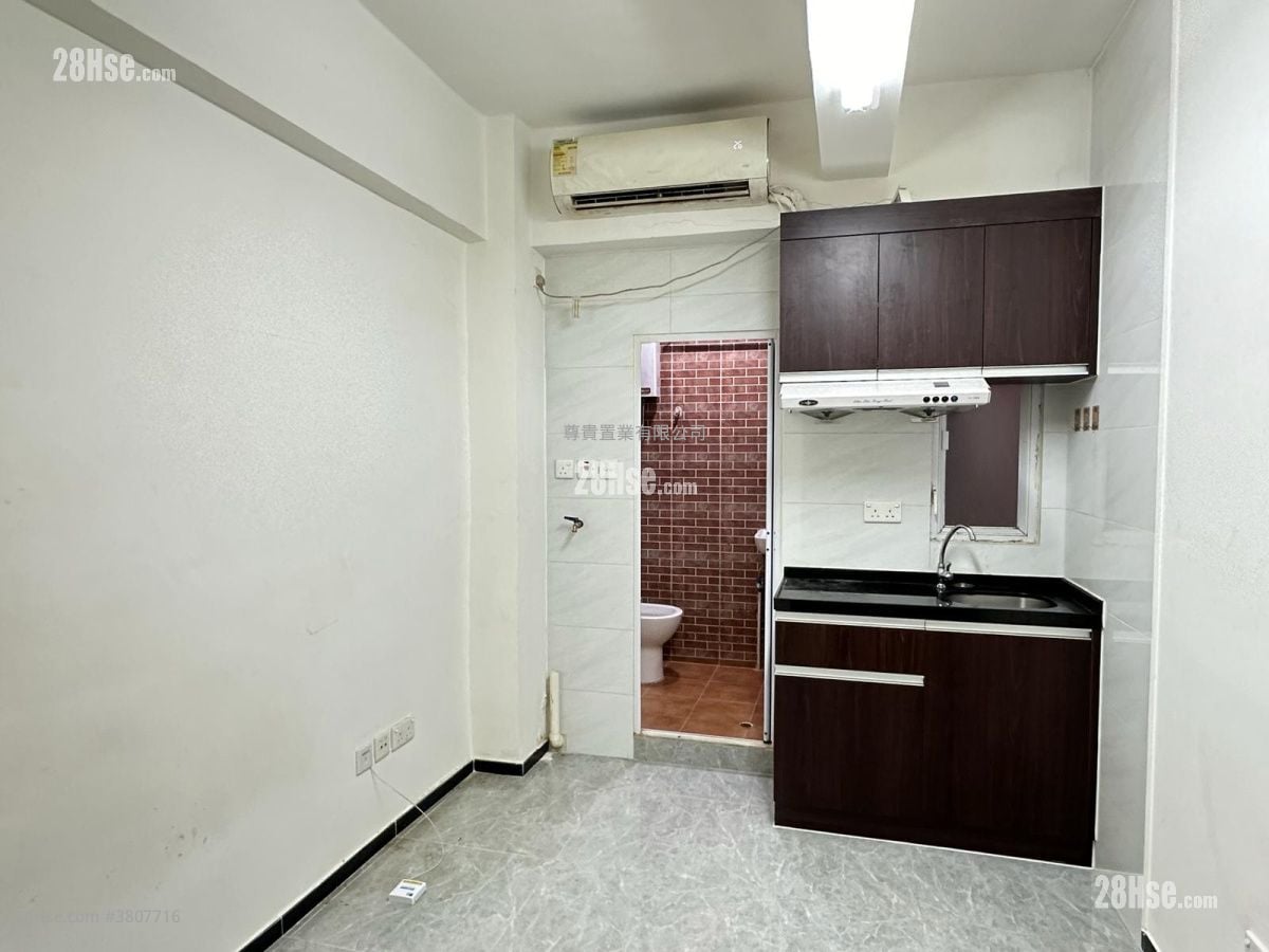 万成楼 租盘 开放式间隔 , 1 浴室 140 平方尺