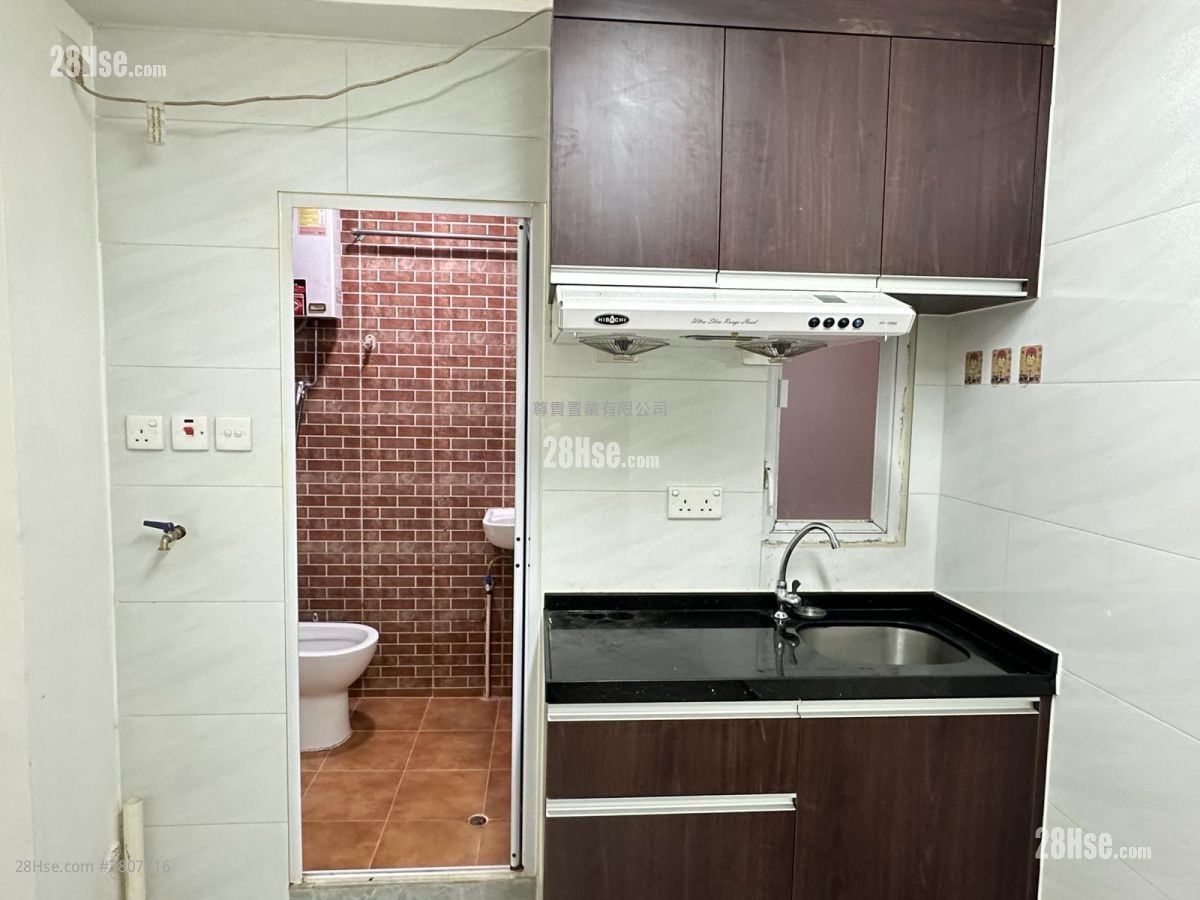 万成楼 租盘 开放式间隔 , 1 浴室 140 平方尺