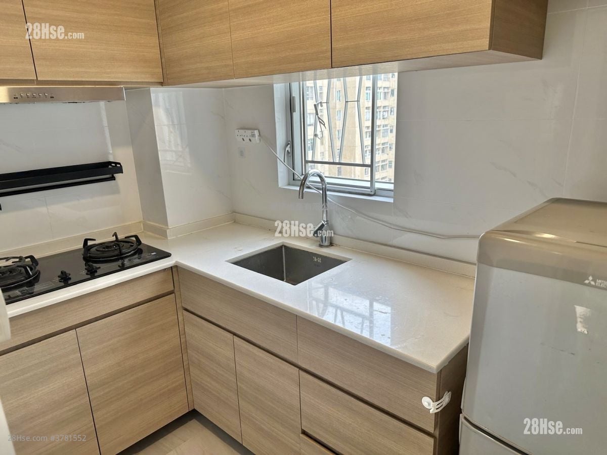 骆克大厦 租盘 2 房 , 1 浴室 552 平方尺