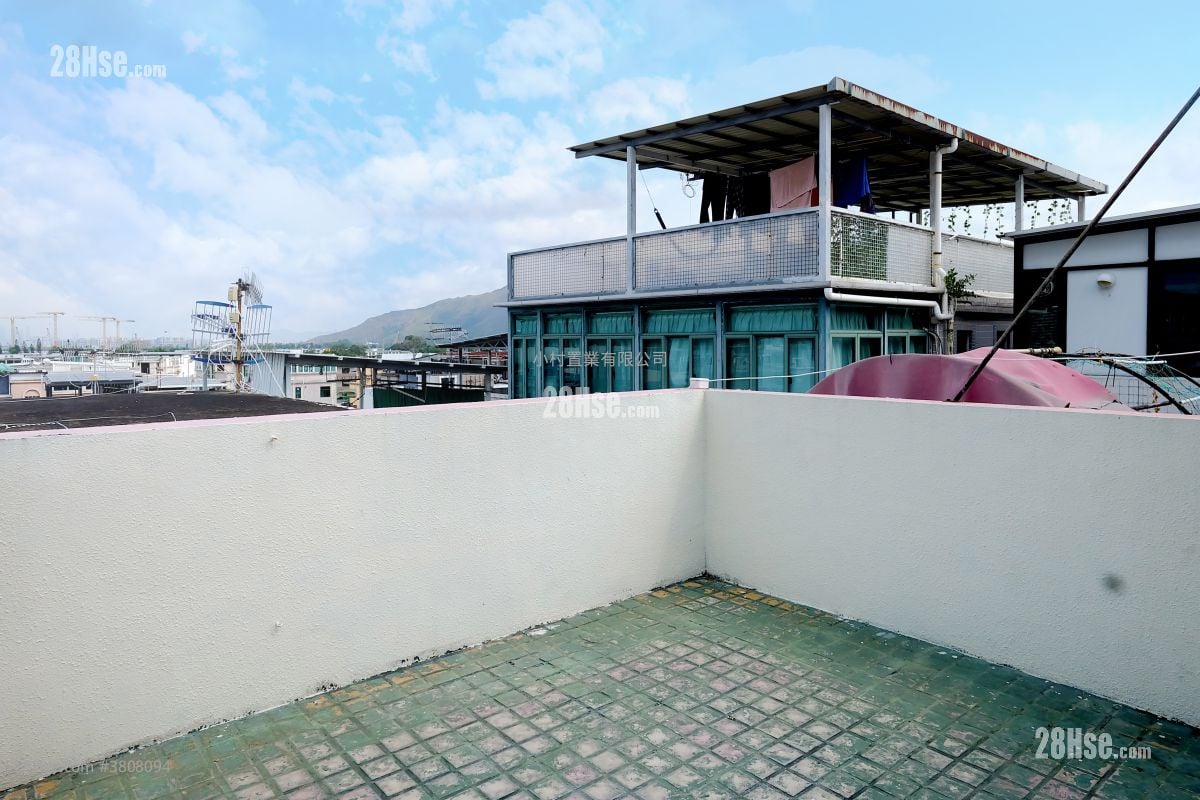 天台: 元崗村 售盤 2 房 , 1 浴室 530 平方呎