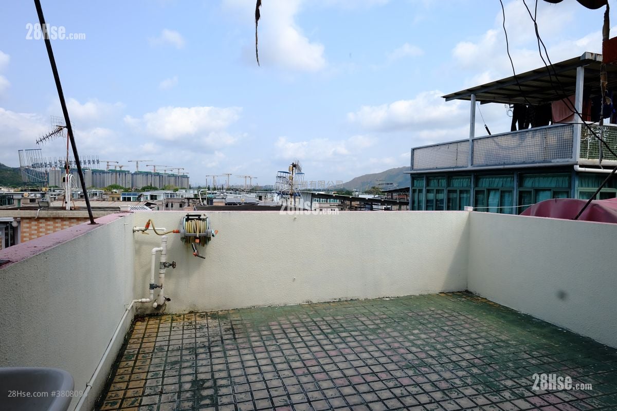 天台: 元崗村 售盤 2 房 , 1 浴室 530 平方呎