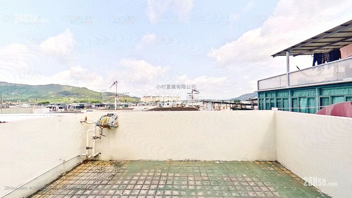 天台: 元崗村 售盤 2 房 , 1 浴室 530 平方呎