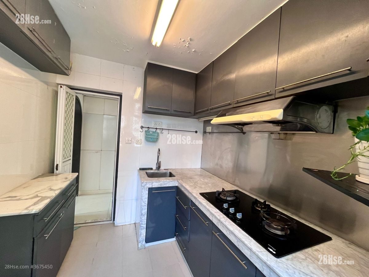 渔安苑 租盘 2 房 , 1 浴室 469 平方尺