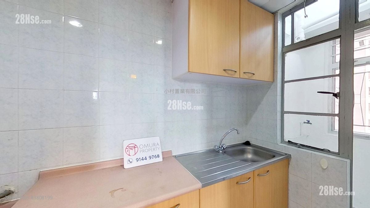 厨房: 景香楼 租盘 2 房 , 1 浴室 552 平方尺