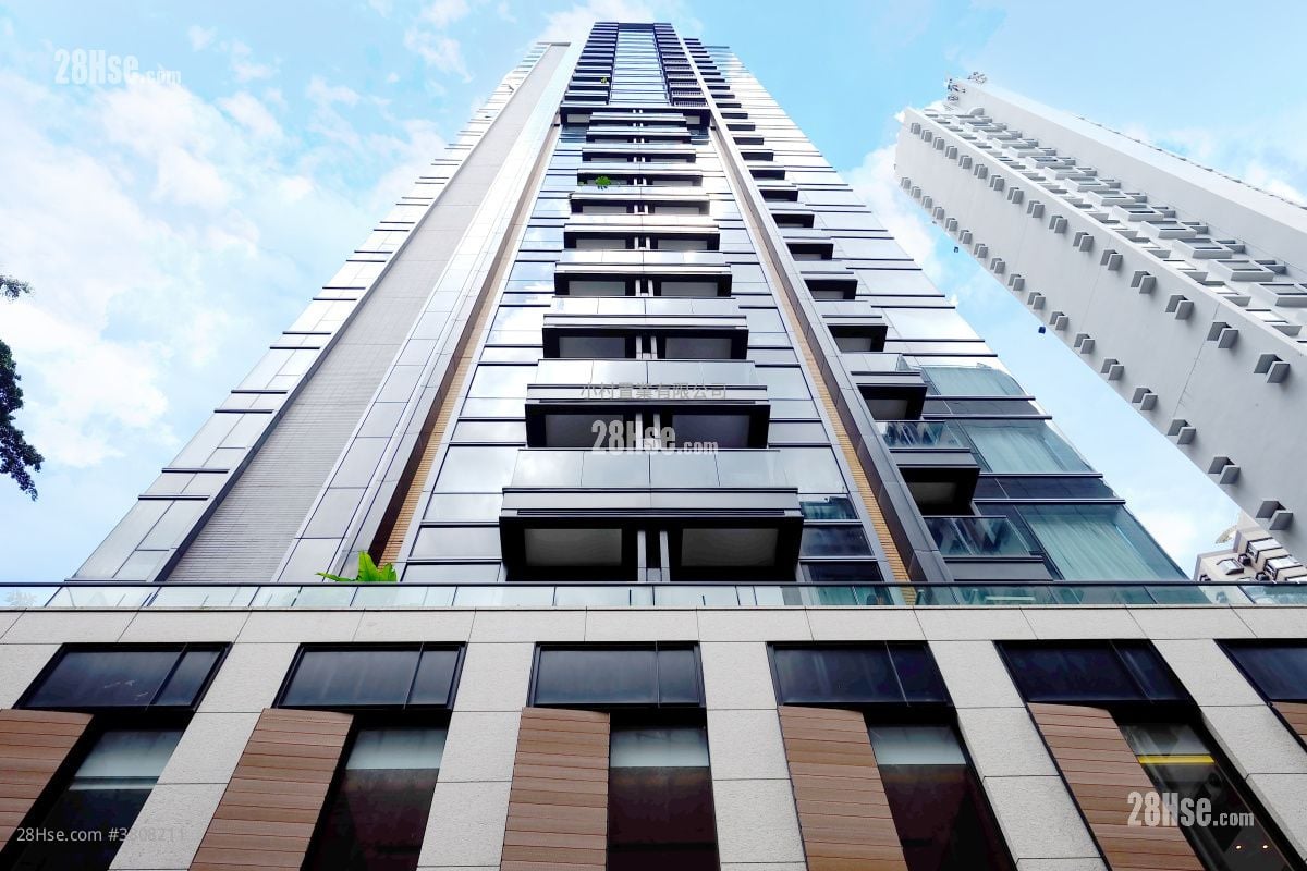 大厦外观: 晞品 租盘 1 房 , 1 浴室 358 平方尺