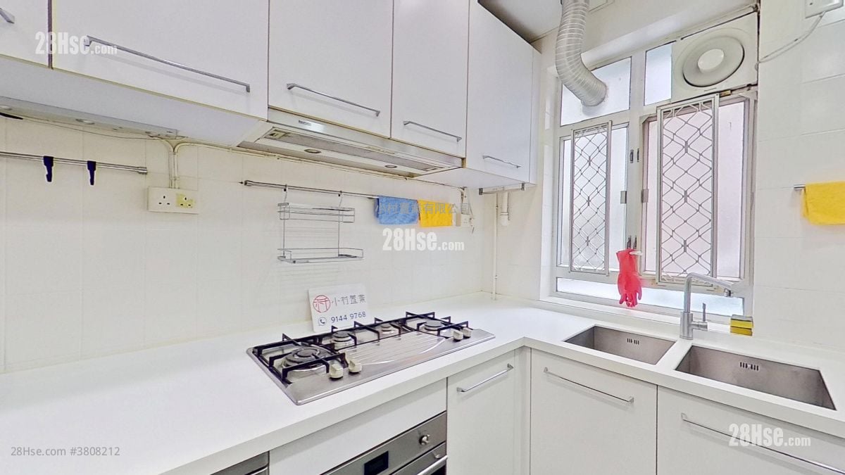 厨房: High Life Mansion 租盘 3 房 , 2 浴室 984 平方尺