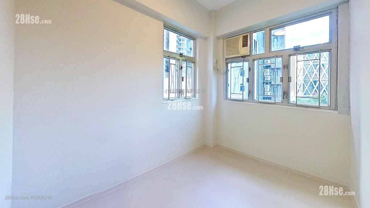 主人房: 百宁大厦 租盘 2 房 , 1 浴室 396 平方尺