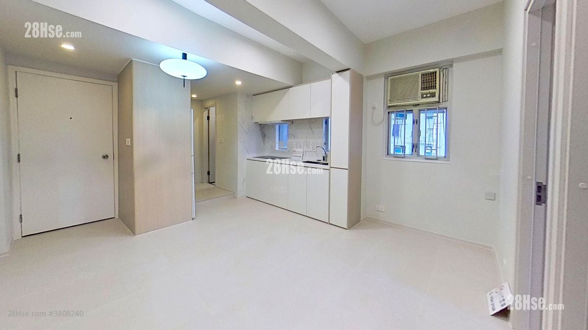 厅: 百宁大厦 租盘 2 房 , 1 浴室 396 平方尺