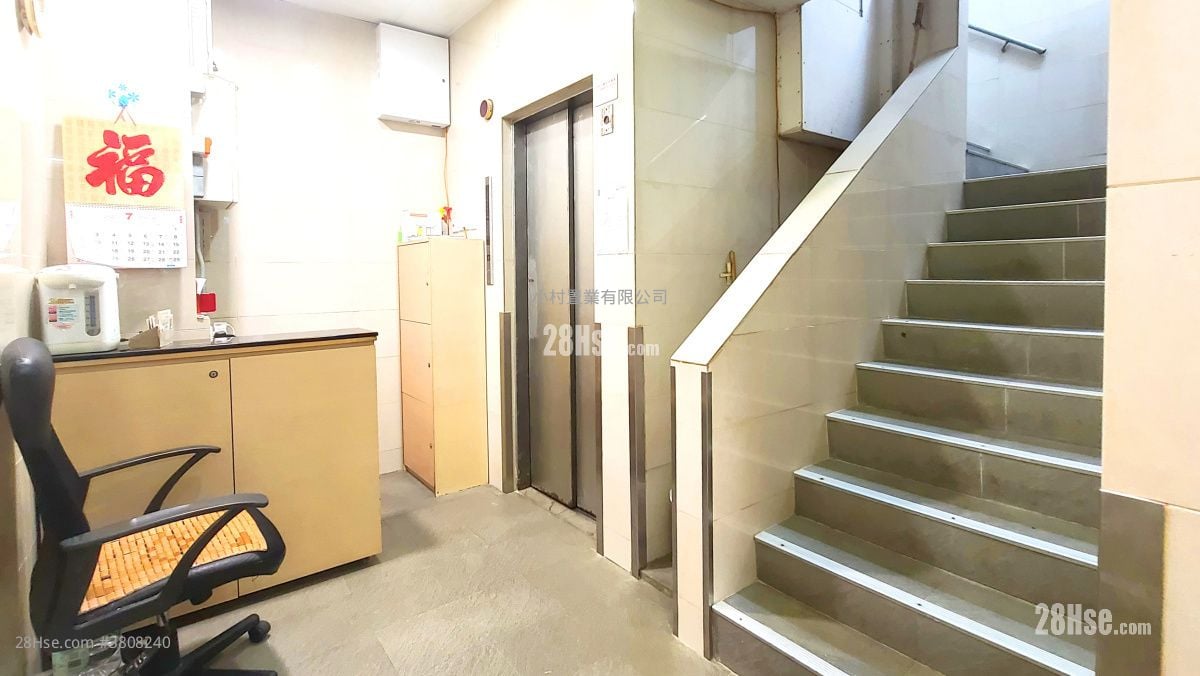 大堂: 百宁大厦 租盘 2 房 , 1 浴室 396 平方尺