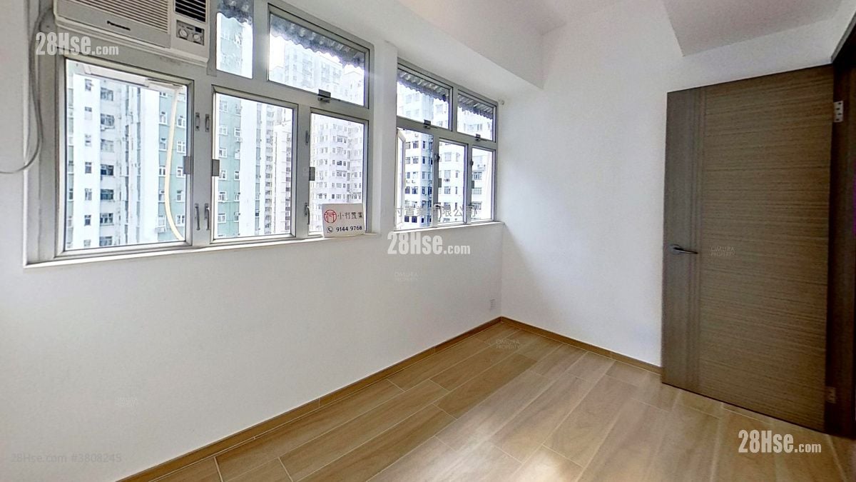 主人房: 百宁大厦 租盘 1 房 , 1 浴室 338 平方尺