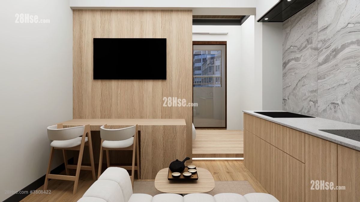 梅田東天滿大阪民宿物業 售盤 開放式間隔 183 平方呎