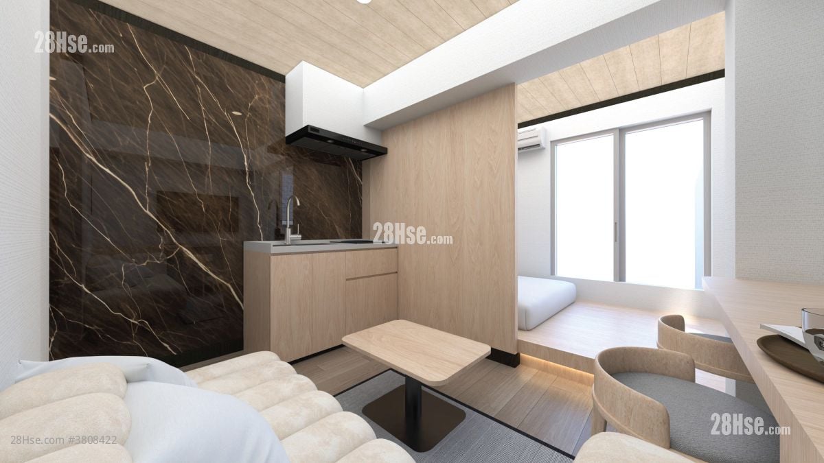 梅田東天滿大阪民宿物業 售盤 開放式間隔 183 平方呎