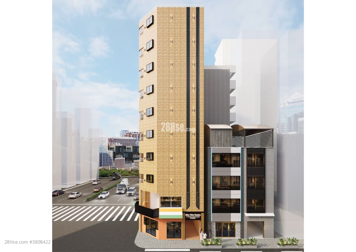 梅田東天滿大阪民宿物業 售盤 開放式間隔 183 平方呎