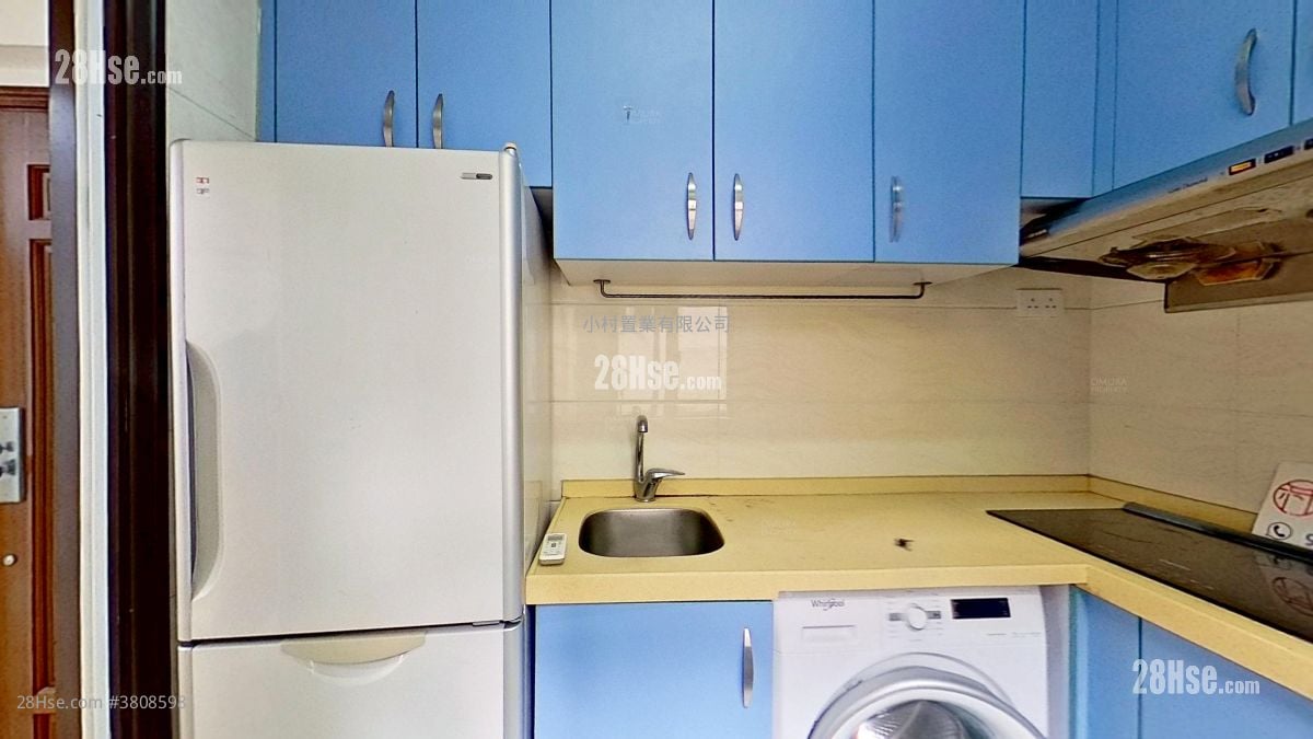 廚房: 卑利街63-63A 租盤 2 房 , 1 浴室 396 平方呎