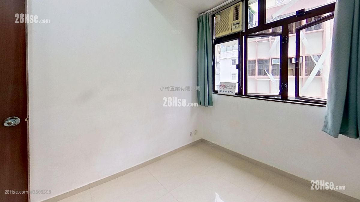 睡房 2: 卑利街63-63A 租盤 2 房 , 1 浴室 396 平方呎