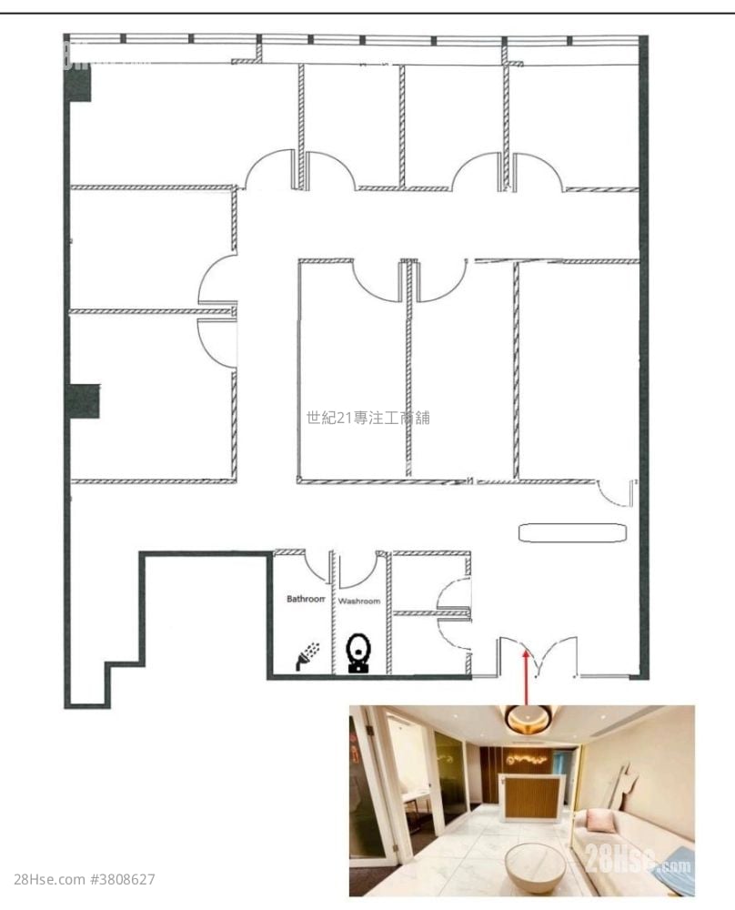 加拿芬廣場 租盤 5+ 房 , 1 廁所