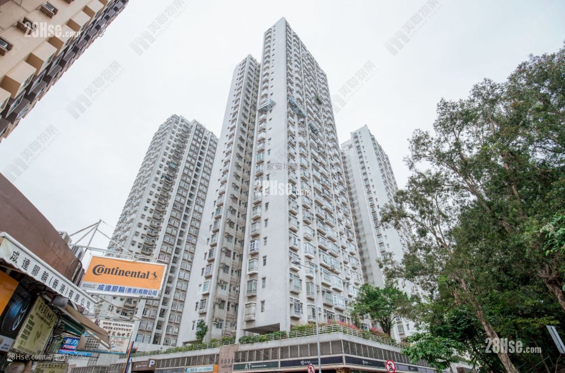 富达广场 租盘 2 房 , 1 浴室 341 平方尺