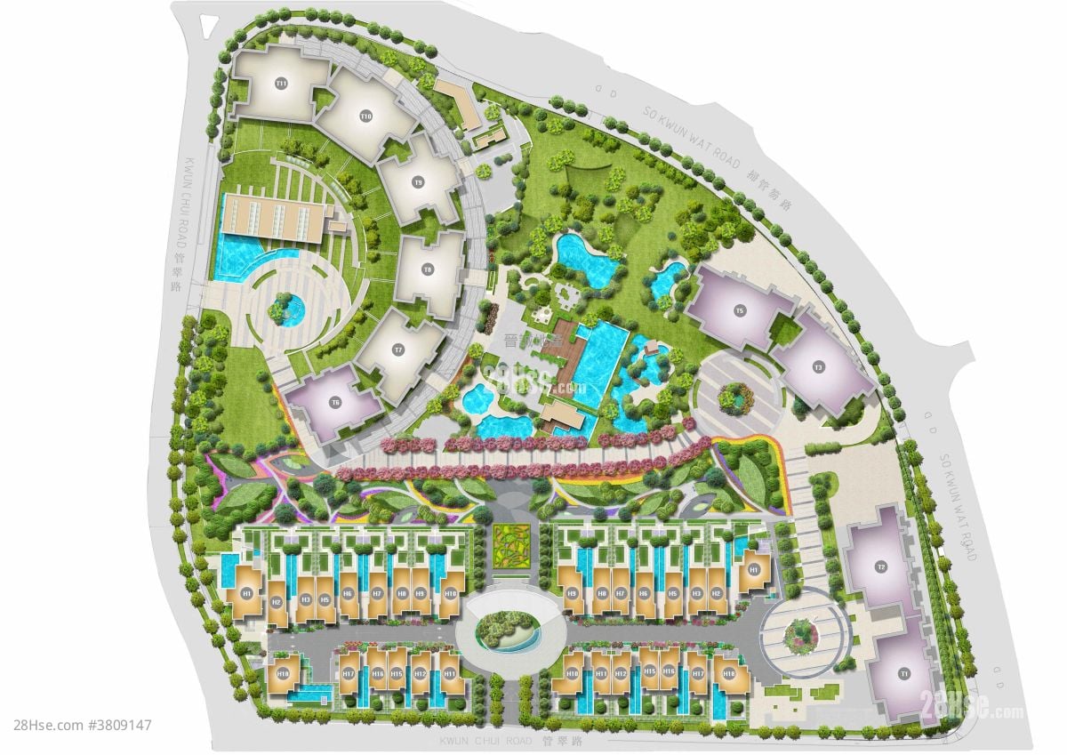 星堤 售盘 4 房 , 3 浴室 1,142 平方尺