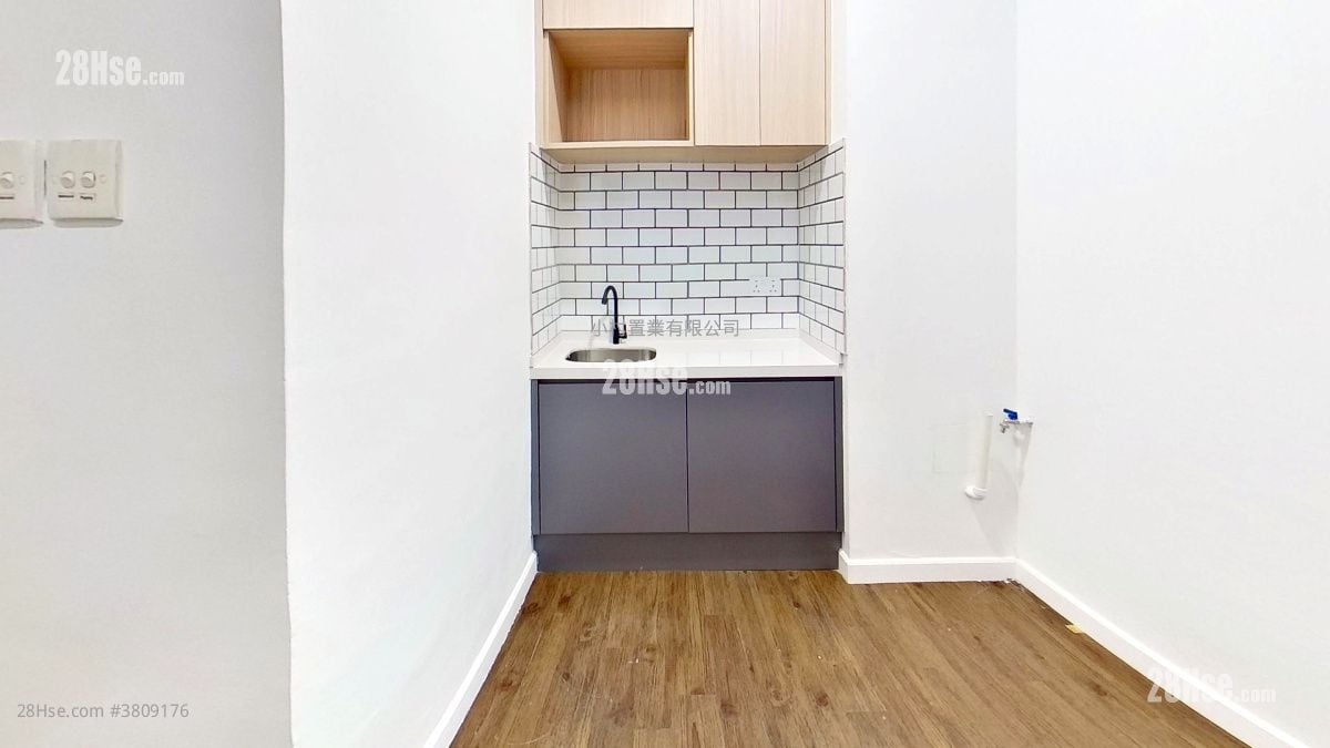 kitchen: 113-115 Wing Lok Street Rental Studio , 1 Bathroom 230 ft²