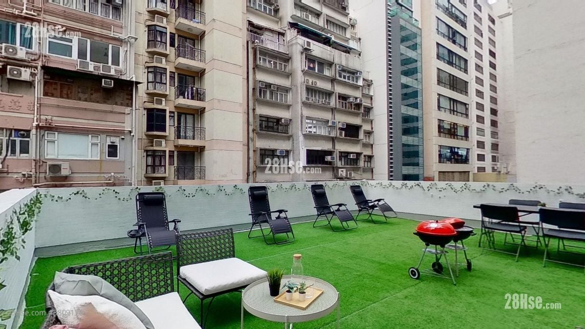 rooftoop: 113-115 Wing Lok Street Rental Studio , 1 Bathroom 230 ft²