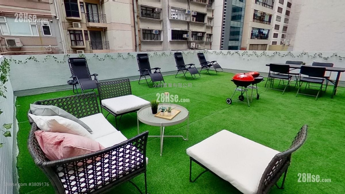 rooftoop: 113-115 Wing Lok Street Rental Studio , 1 Bathroom 230 ft²