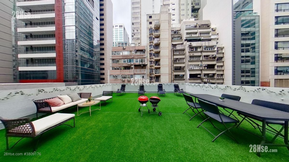rooftoop: 113-115 Wing Lok Street Rental Studio , 1 Bathroom 230 ft²