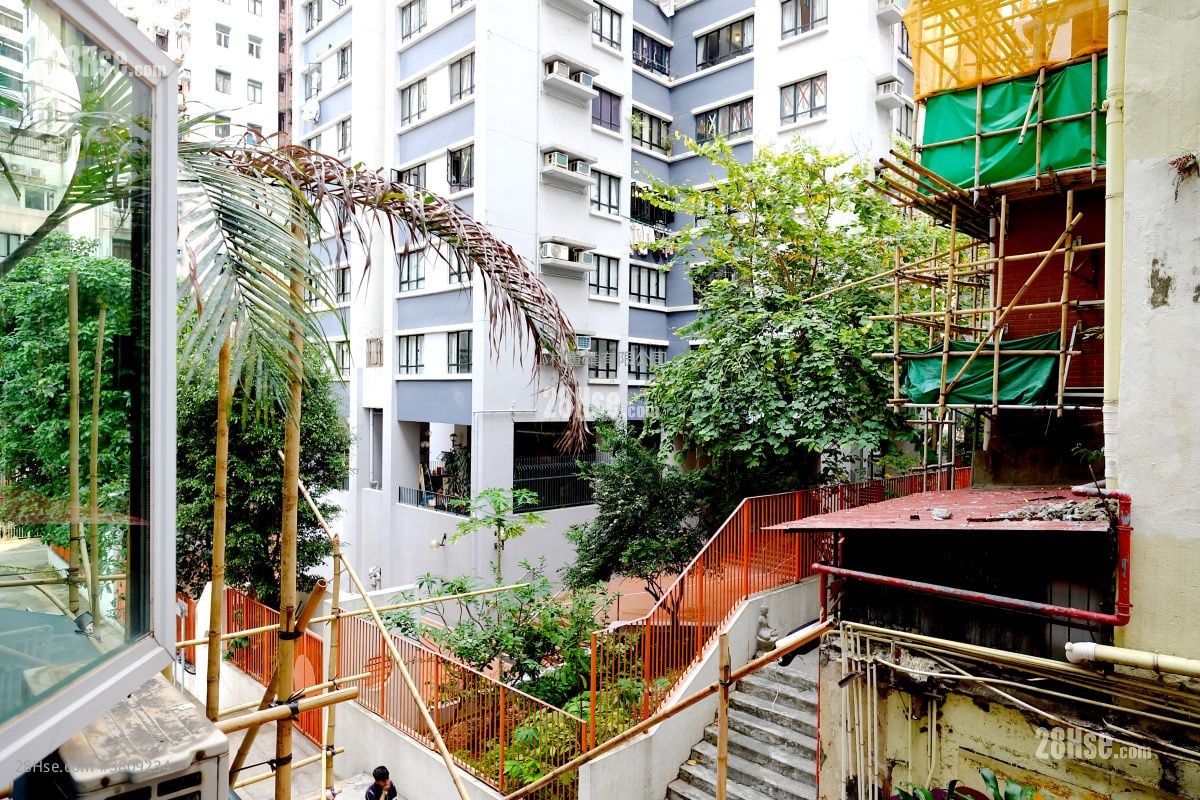 景观: 华里6-7号 租盘 2 房 , 1 浴室 377 平方尺