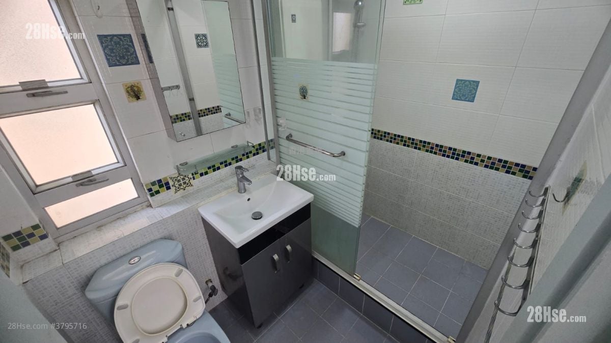 丽晶花园 租盘 2 房 , 1 浴室 407 平方尺