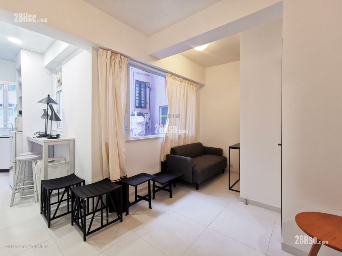 景光楼 租盘 1 房 , 1 浴室 259 平方尺