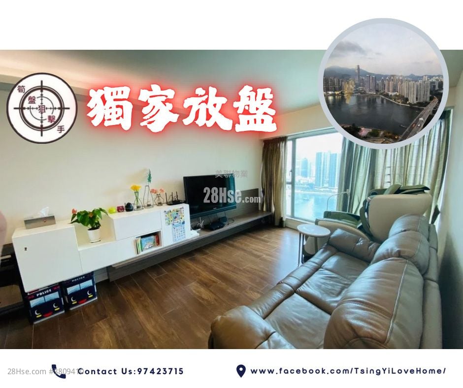 盈翠半岛 售盘 3 房 , 2 浴室 772 平方尺