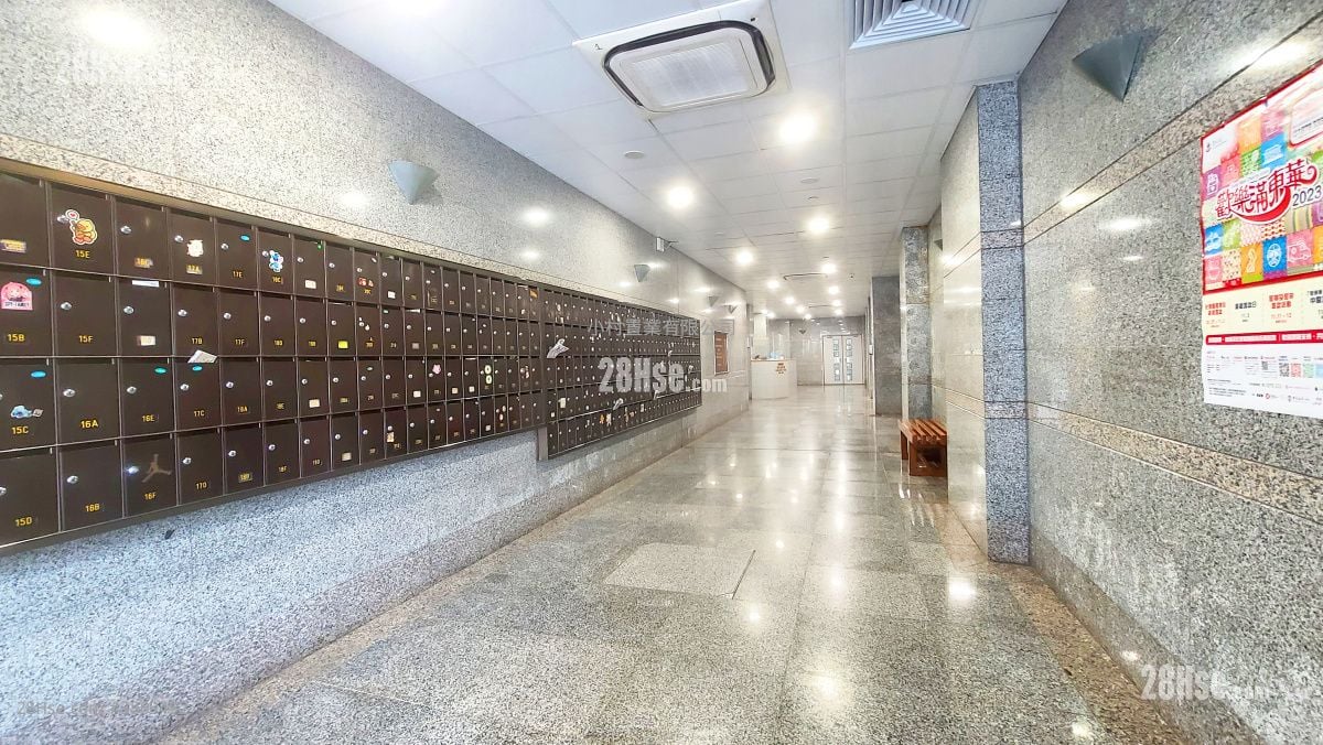 大堂: 百年大楼 租盘 2 房 , 1 浴室 416 平方尺