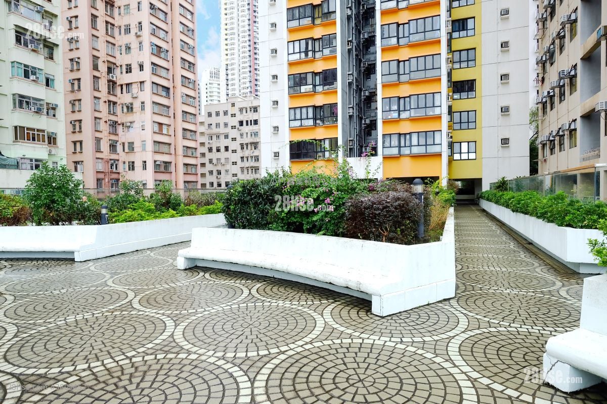 会所: 百年大楼 租盘 2 房 , 1 浴室 416 平方尺