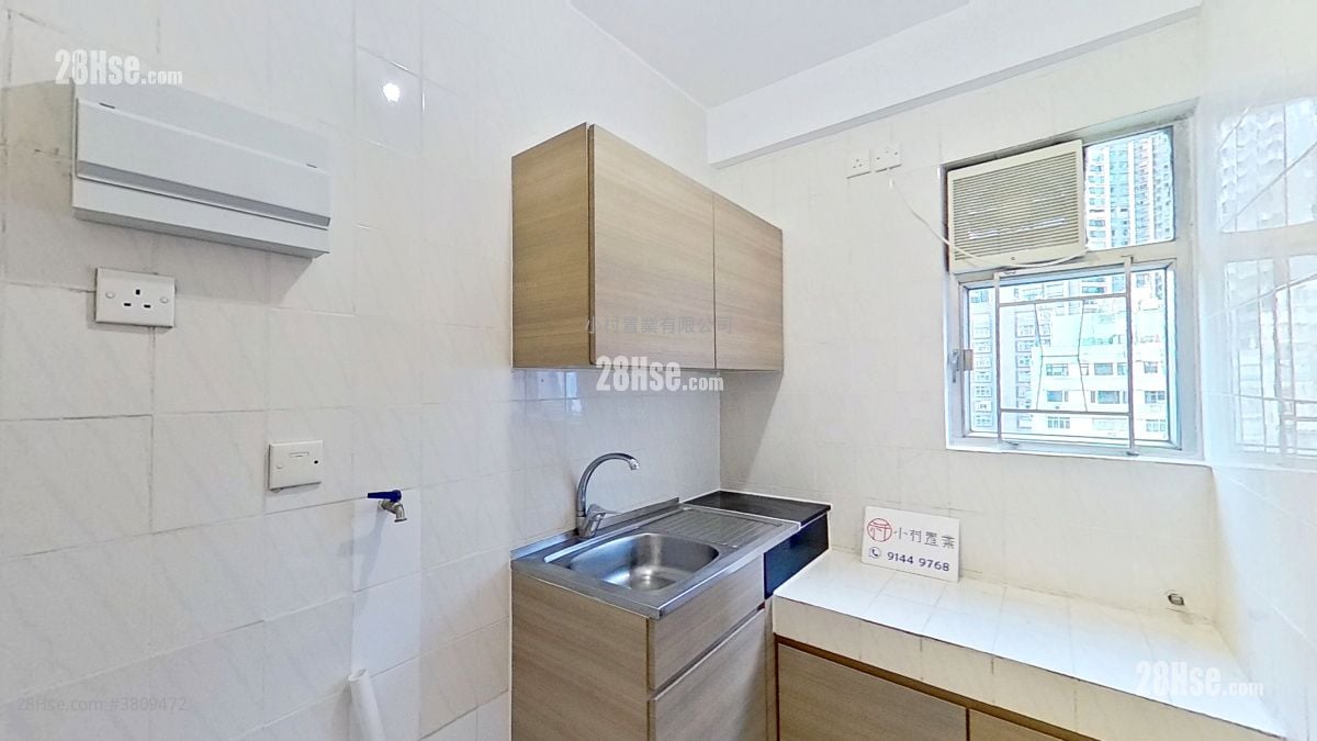 厨房: 东盛台 租盘 2 房 , 1 浴室 431 平方尺