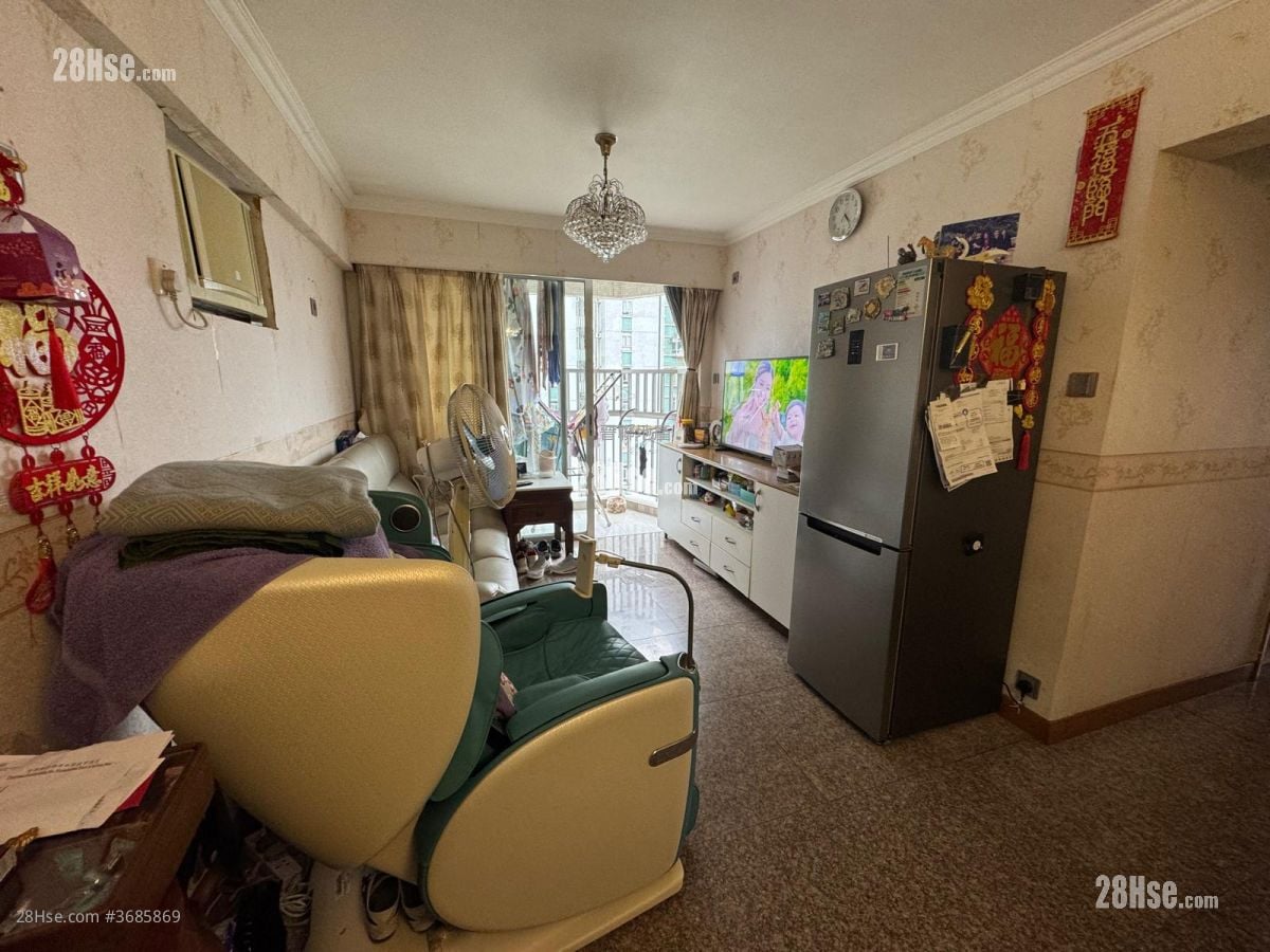 沙田第一城 售盘 3 房 , 2 浴室 853 平方尺