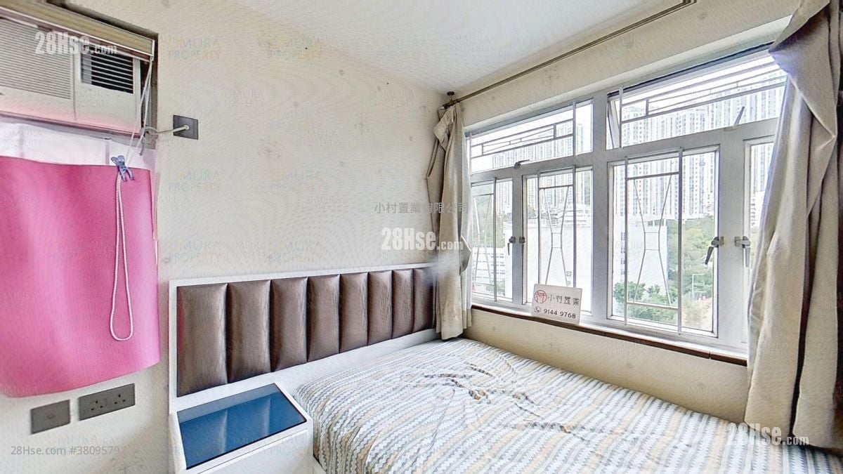 主人房: 荃湾中心 售盘 2 房 , 1 浴室 380 平方尺