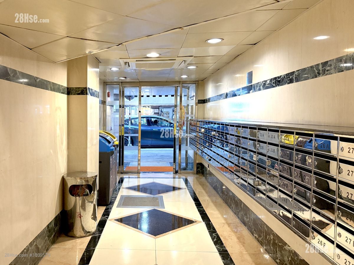 大堂: 荃湾中心 售盘 2 房 , 1 浴室 380 平方尺