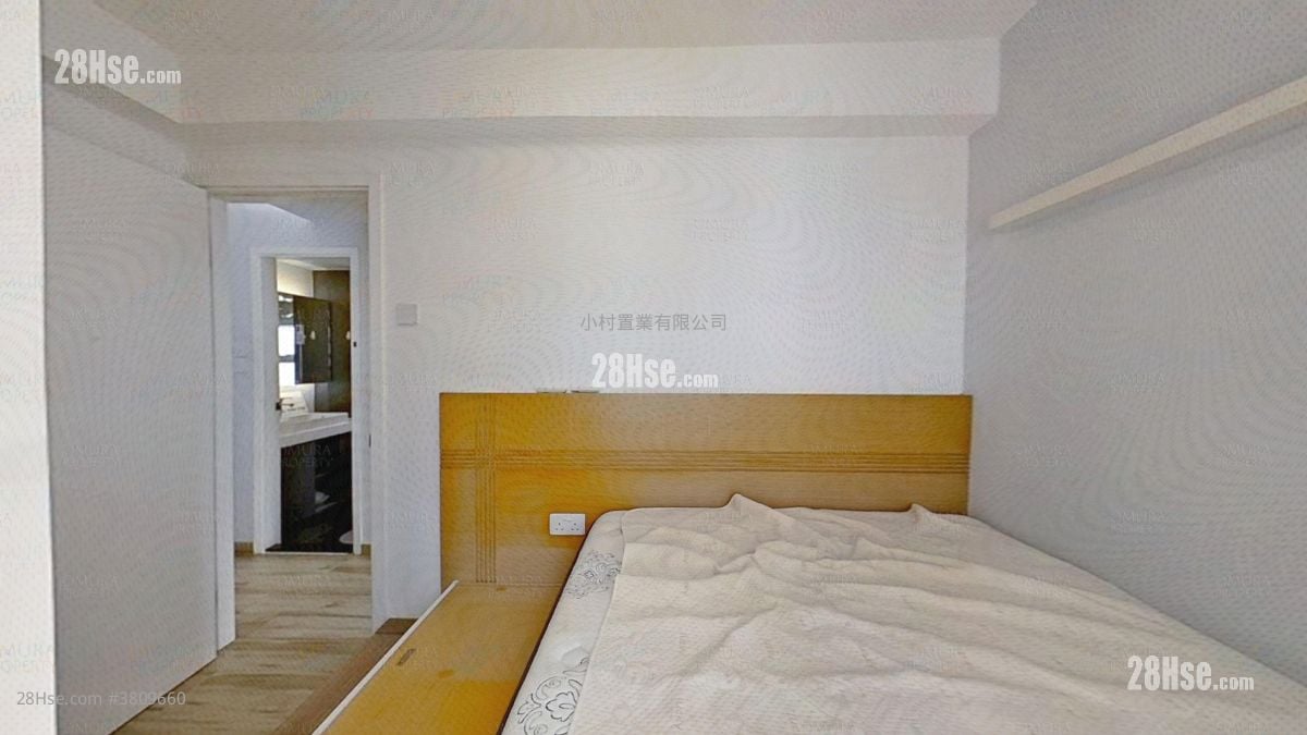 主人房: 丽城花园 售盘 2 房 , 1 浴室 481 平方尺