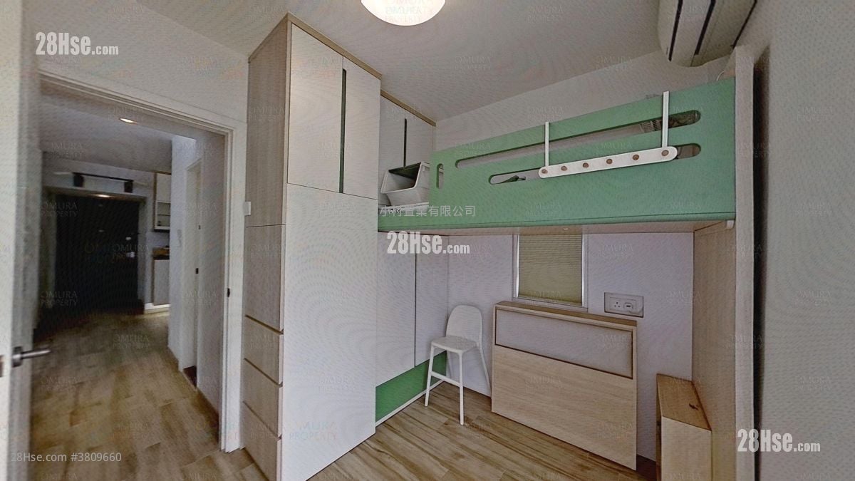 睡房 2: 丽城花园 售盘 2 房 , 1 浴室 481 平方尺