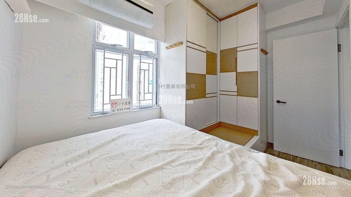 主人房: 丽城花园 售盘 2 房 , 1 浴室 481 平方尺