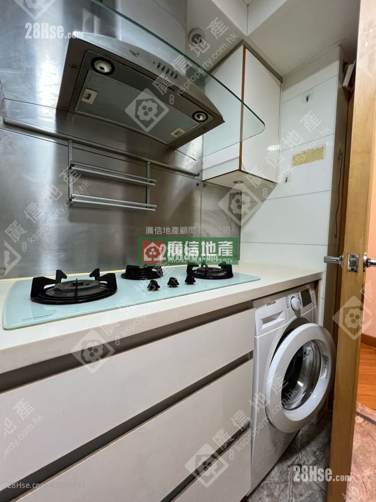 君匯港 租盤 2 房 , 1 浴室 516 平方呎