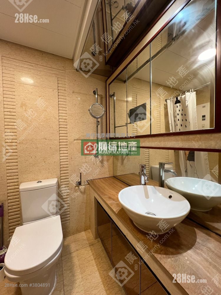 君匯港 租盤 2 房 , 1 浴室 516 平方呎