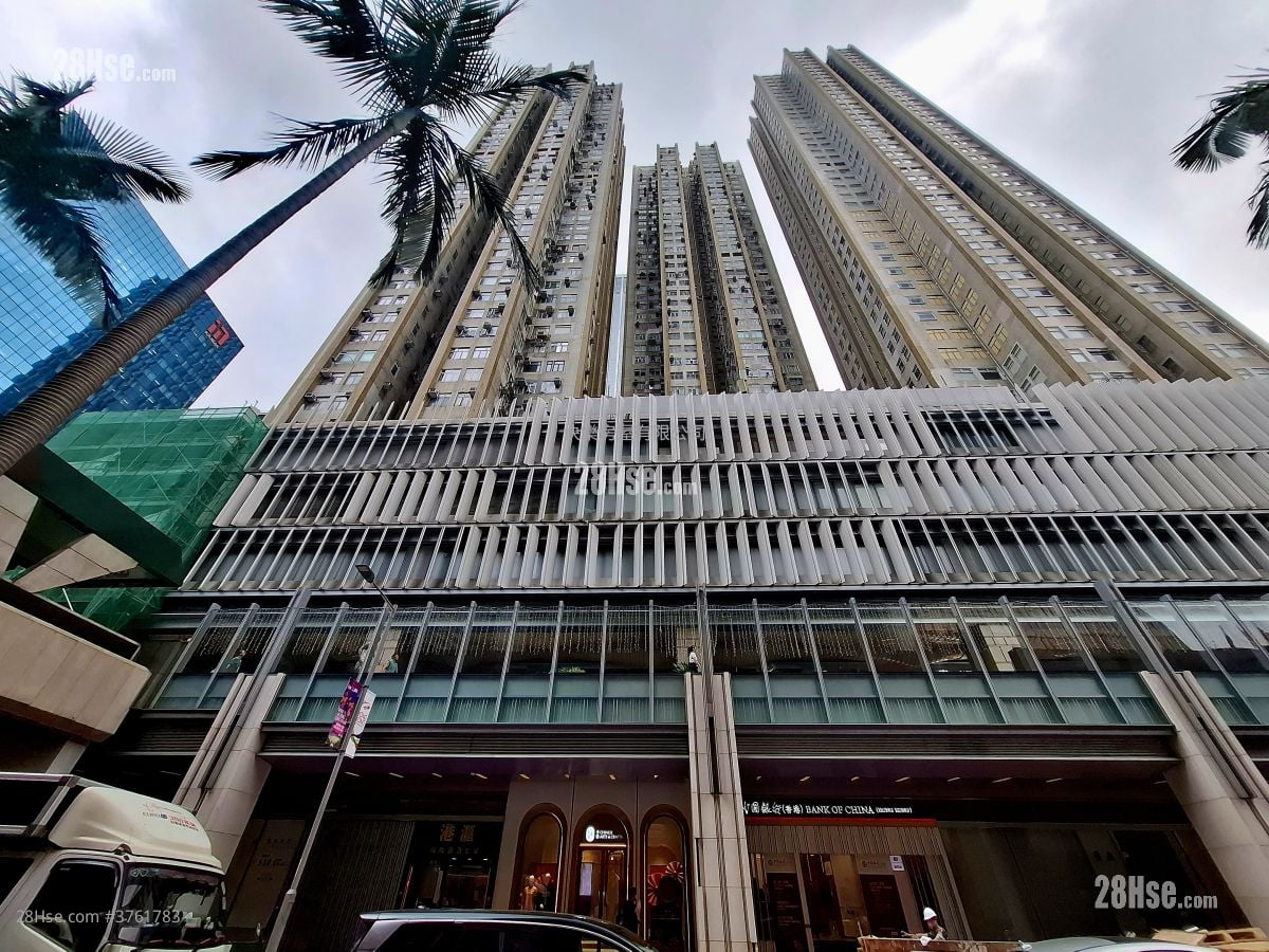 湾景中心大厦 租盘 开放式间隔 , 1 浴室 357 平方尺