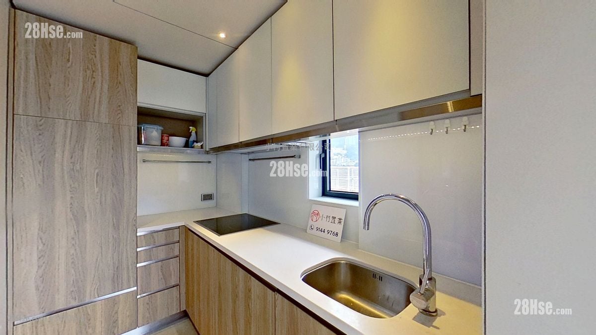 厨房: Tagus Residences 租盘 3 房 , 2 浴室 595 平方尺