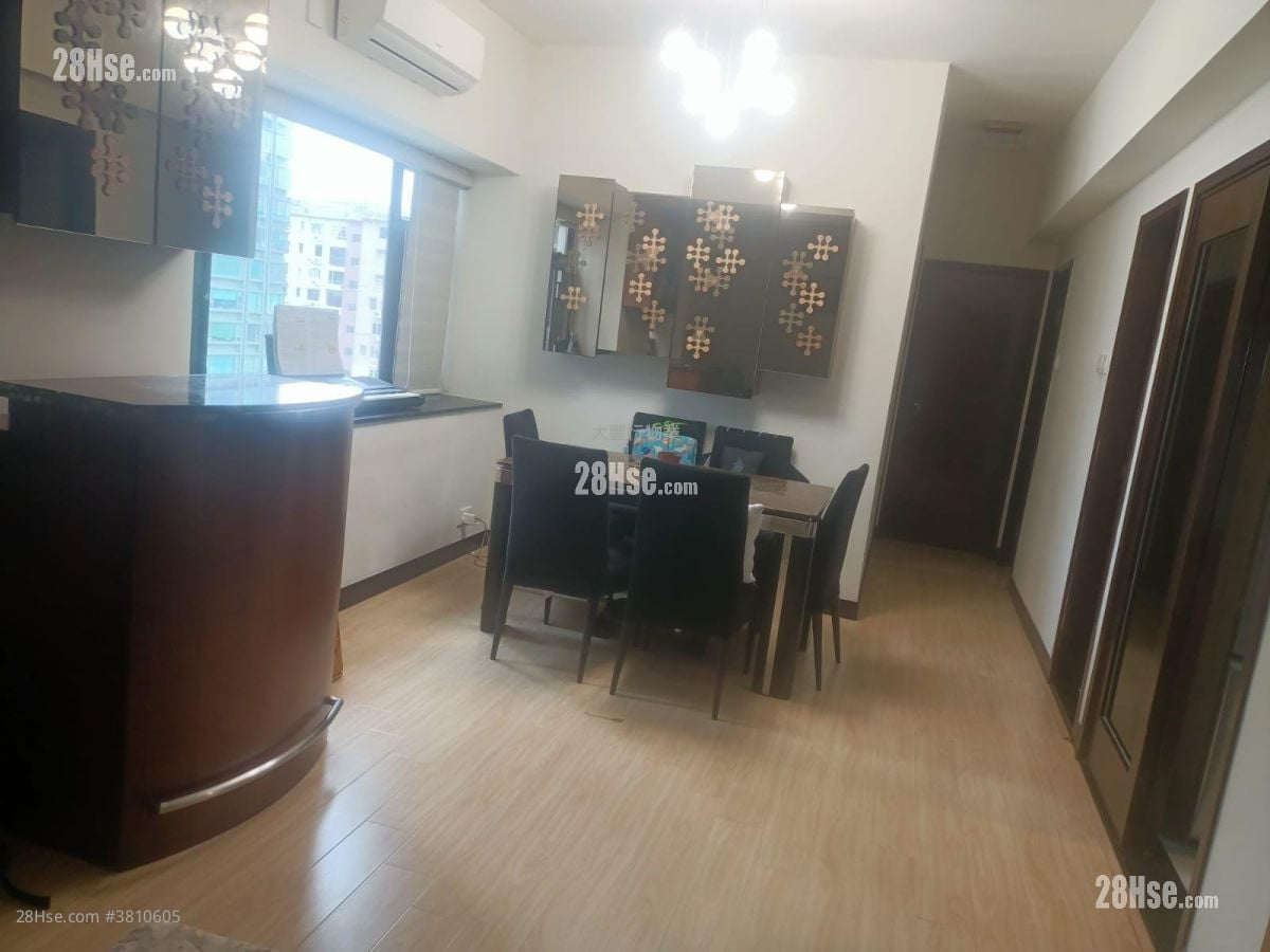 龍騰閣 租盤 3 房 , 2 浴室 746 平方呎