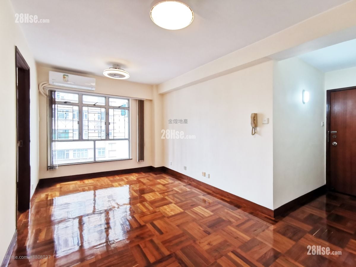 愉寶大廈 租盤 2 房 , 1 浴室 417 平方呎