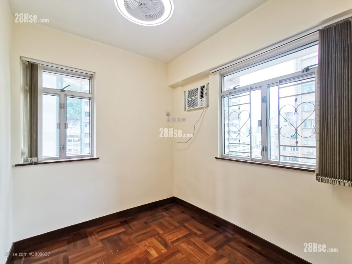 愉寶大廈 租盤 2 房 , 1 浴室 417 平方呎