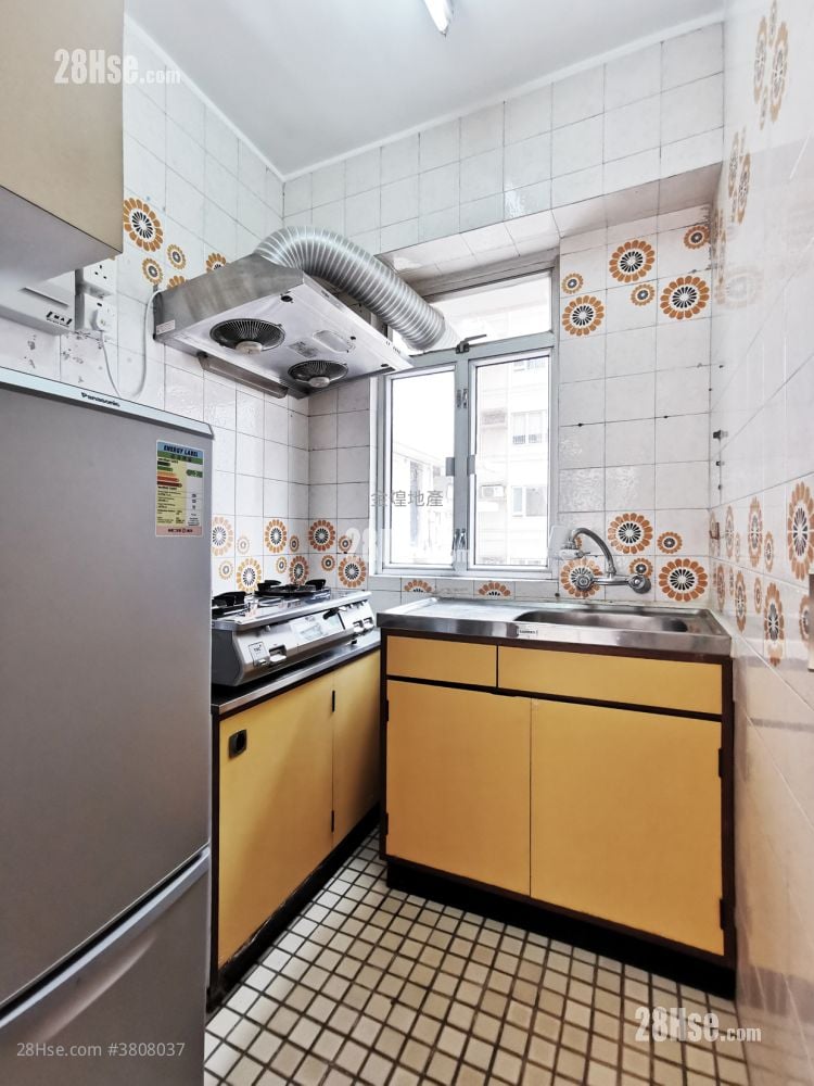 愉寶大廈 租盤 2 房 , 1 浴室 417 平方呎