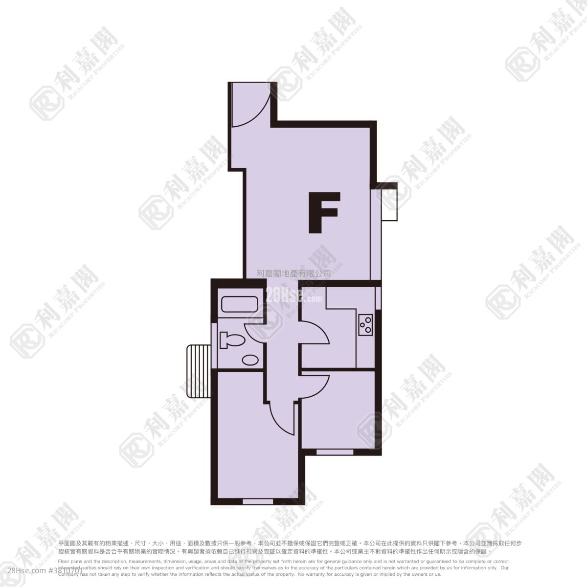 富康花园 售盘 2 房 484 平方尺