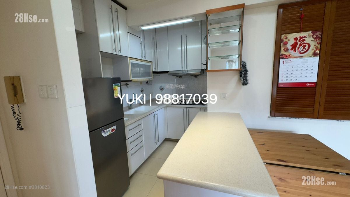 滨景花园 租盘 2 房 , 1 浴室 546 平方尺