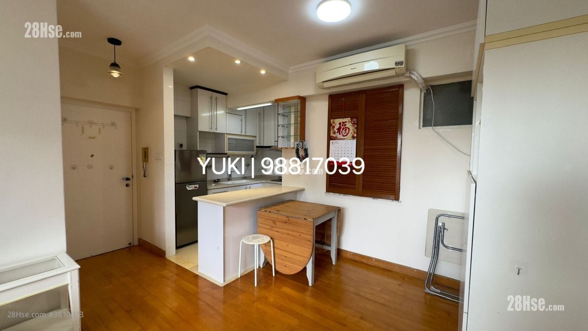 滨景花园 租盘 2 房 , 1 浴室 546 平方尺